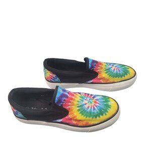 Mudd Bright Tie-Dye Poppy Platform Slip On Sneakers Sz 8.5